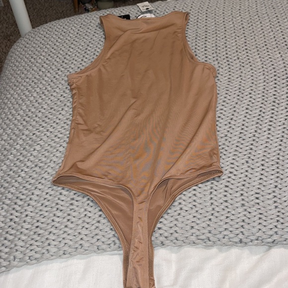 express // body contour silky high neck thong bodysuit nwt - Picture 9 of 9